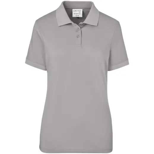 Ladies Okiyo Shizen Eco Golf Shirt Stone Front